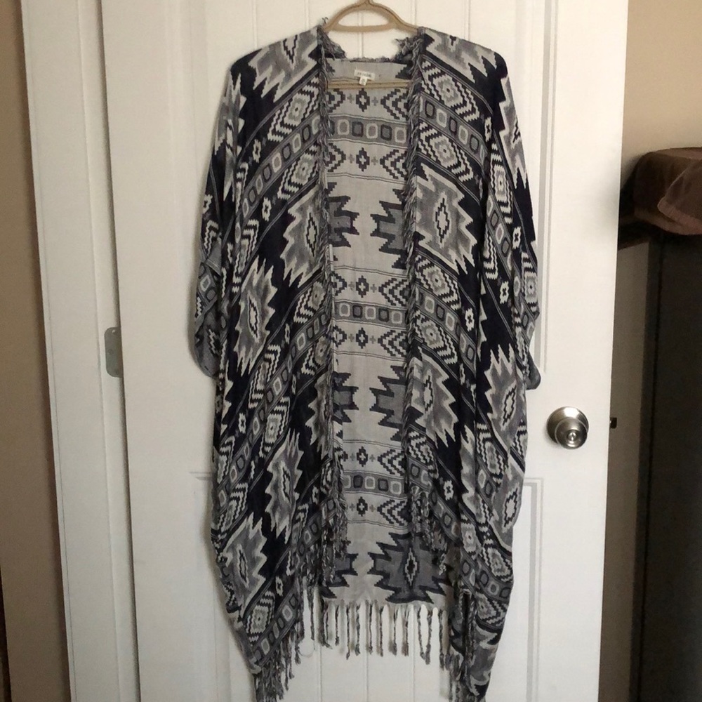 Navy Shawl
